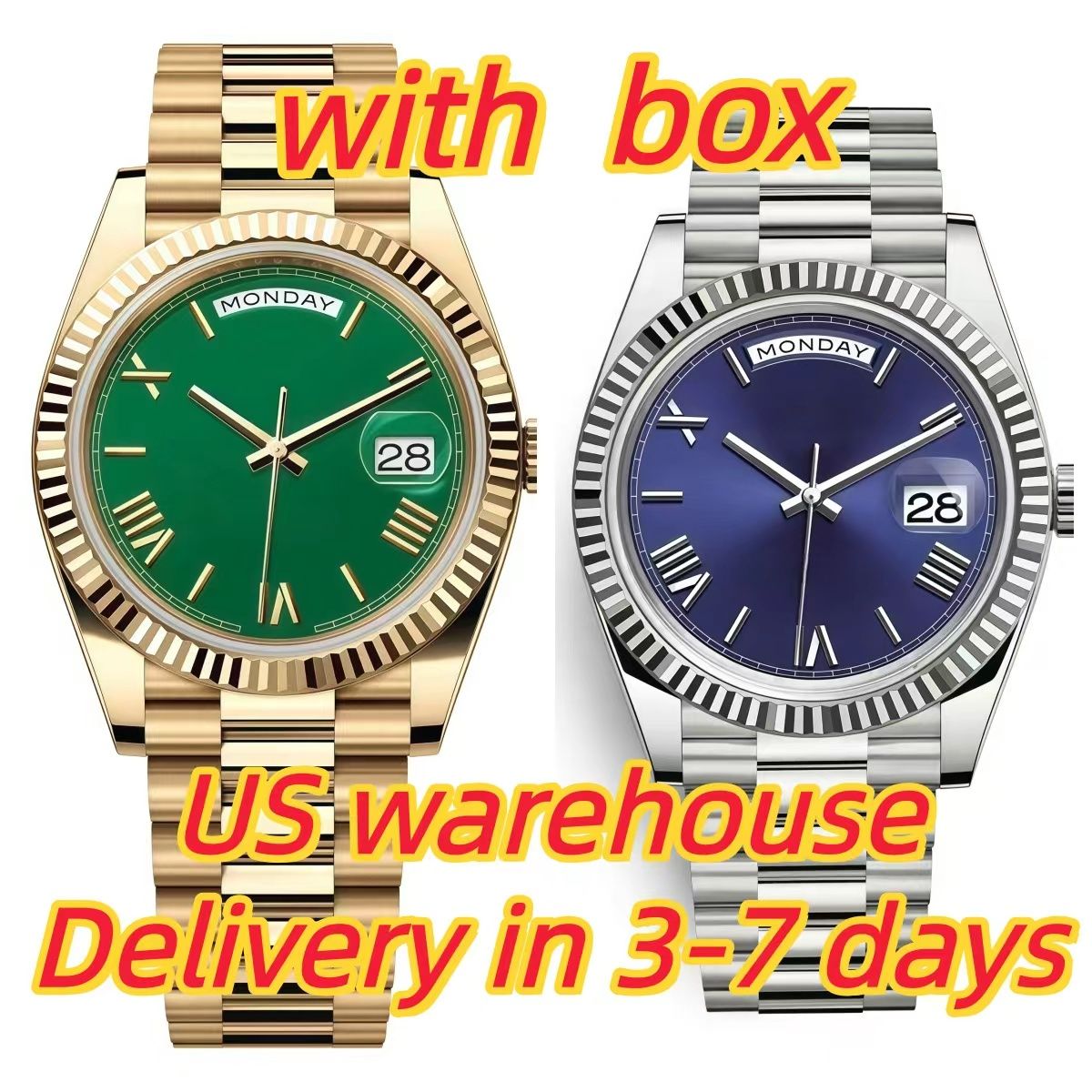 Mens/Womens Watches Automatic Mechanical 41mm Watch 904L Stainless Steel Sapphire glass Super luminous WristWatches montre de luxe - 1 of 8