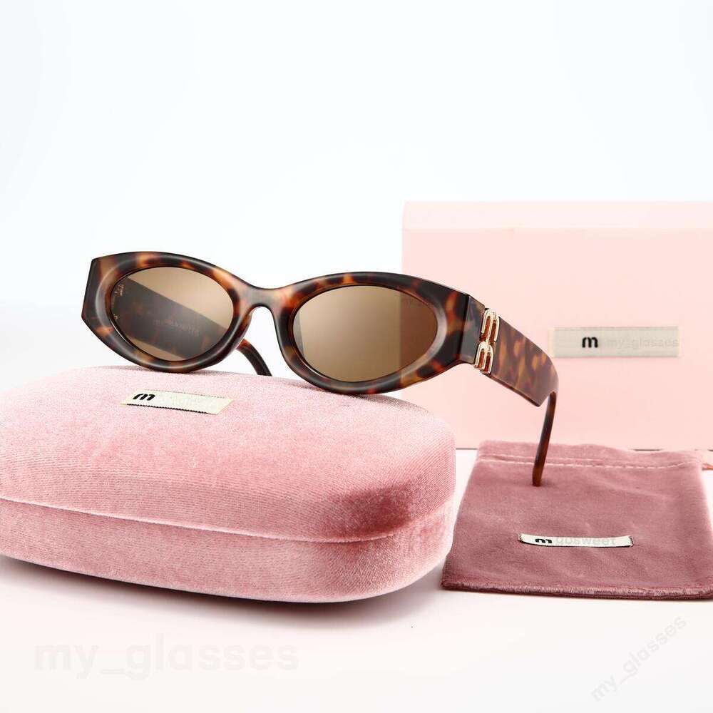 With Box Designer Cat Eye Sunglasses Oval Silhouette Retro Slim Narrow Rectangle Acetate Frame Mirror Reflective Lens UV400 Protection Fashion Glasses For Women - 9 of 9