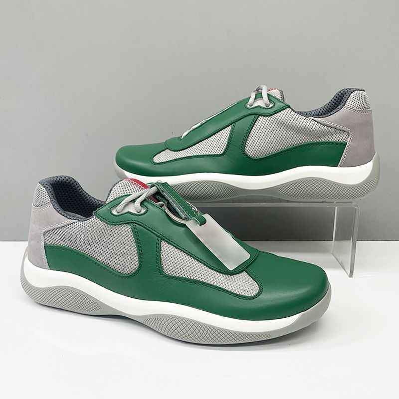 Top Designer Sneakers Mens Cup Shoes Leather Trainers Breathable Mesh Sport Shoes Outdoor Fashion Running Shoes 447 - 1 of 8