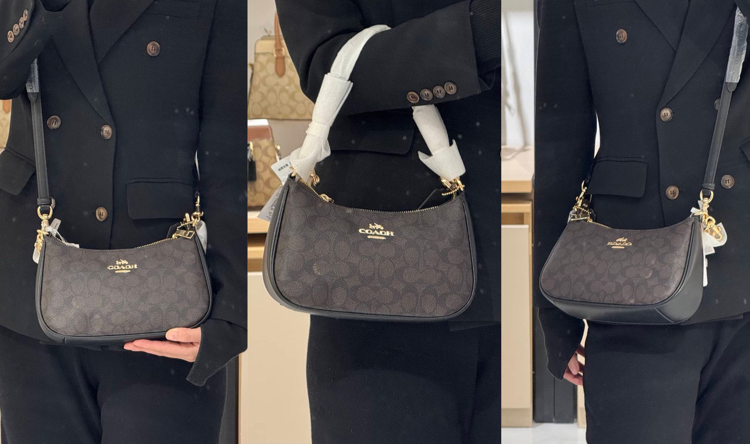 1:1 Correct Emblem teri shoulder bag Designer Handbag New Styles Metal Chain Underarm Bag Tabby Luxury Handbag High-Quality Classic Women's Leather Crossbody Bag - 8 of 8