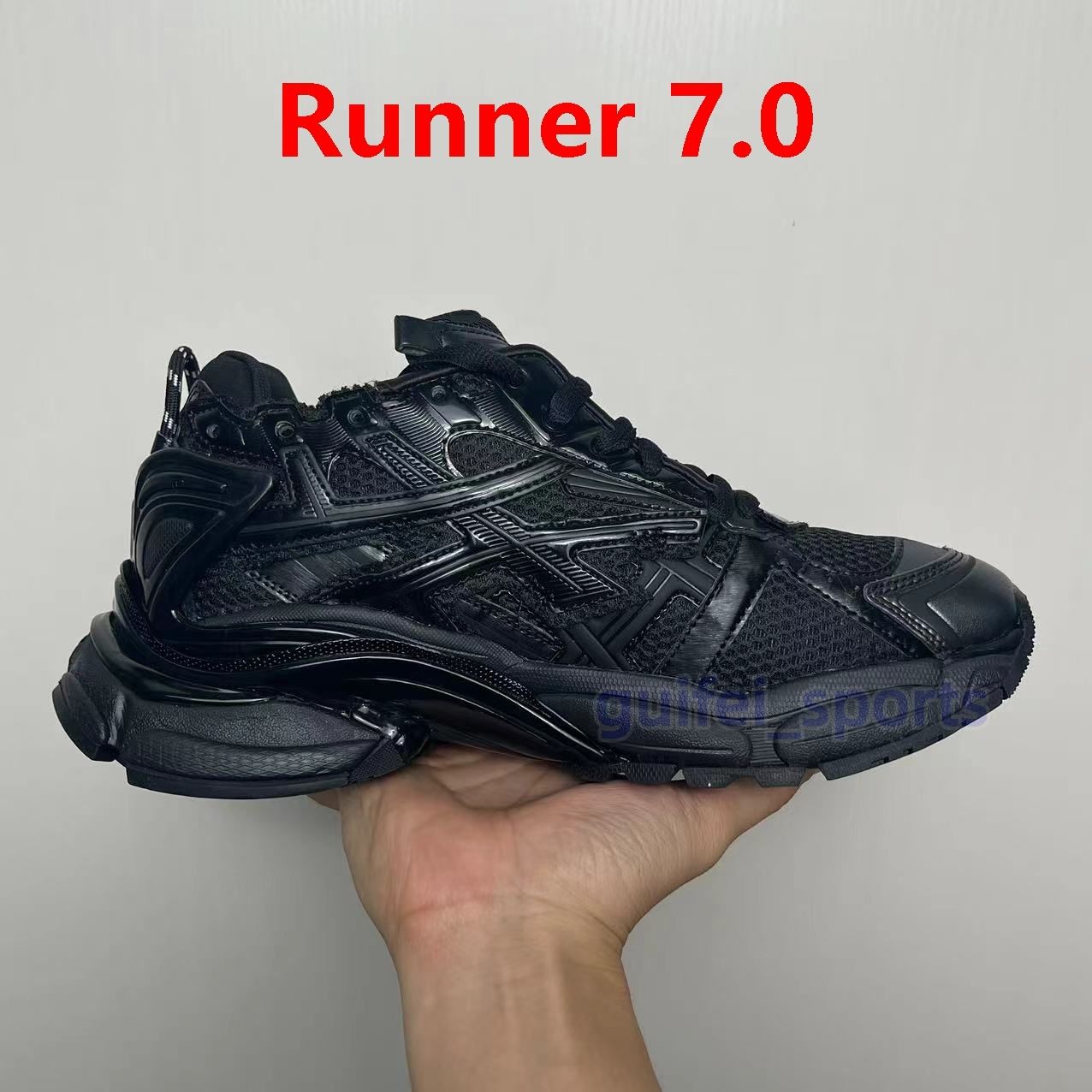 Desinger Casual Shoes Runner 7 7.0 Track Led Sneaker Tracks 3 3.0 Platform Sneakers Luxury Paris Gomma Leather Trainer Extraordinary Runners Mens Trainers 35-46 - 6 of 7