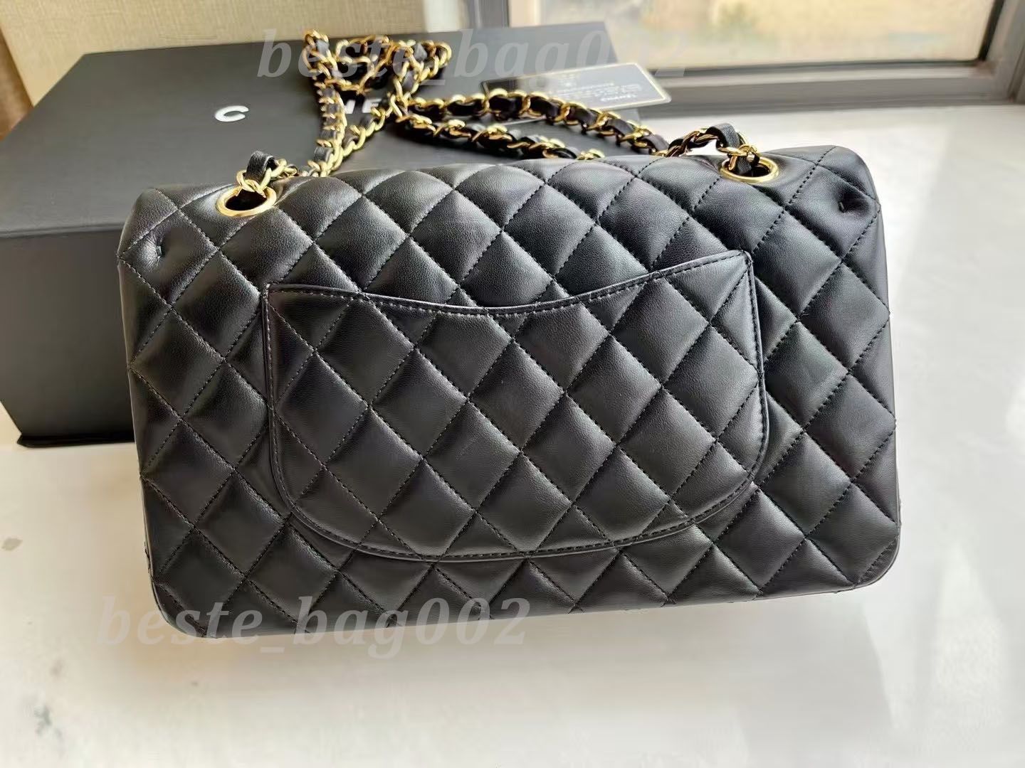 10A Caviar cf Classic Designer bags Shoulder Bag Sheepskin Women's Crossbody Bags Diamond Pattern Metal Chain Doube C Letters Flap Closure Handbag 25 bag tote bag 01 - 4 of 9