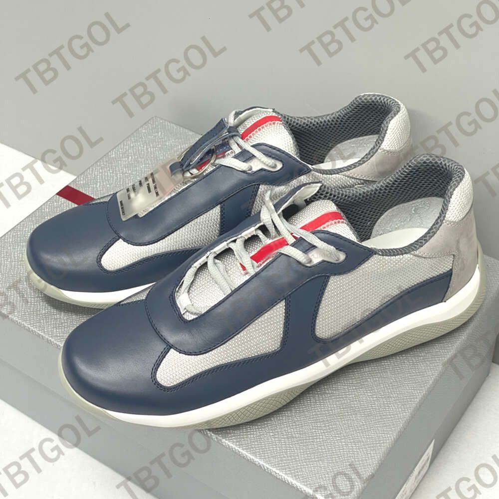 Top Designer Sneakers Mens Cup Shoes Leather Trainers Breathable Mesh Sport Shoes Outdoor Fashion Running Shoes 447 - 4 of 8