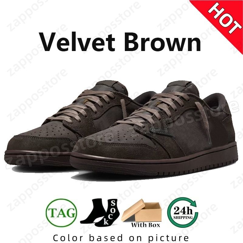 Designer for Men Women 1 1s Basketball Shoes Sneakers Black Phantom Tropical Pink Sail Medium Olive Outdoor Sports Trainers Sneaker Original Box EUR 36-45 - 5 of 8