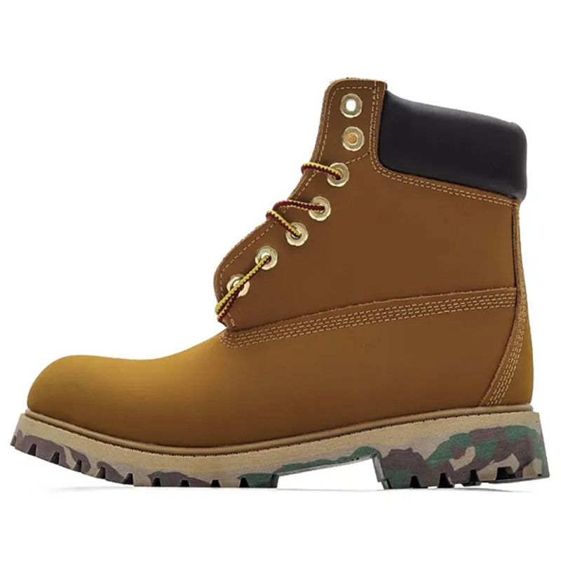 With Box Designer Boots Cowboy White Black Blue Pink Hiking Ankle Booties Men Women Winter Shoes tan bottom Platform Half Boot - 8 of 8