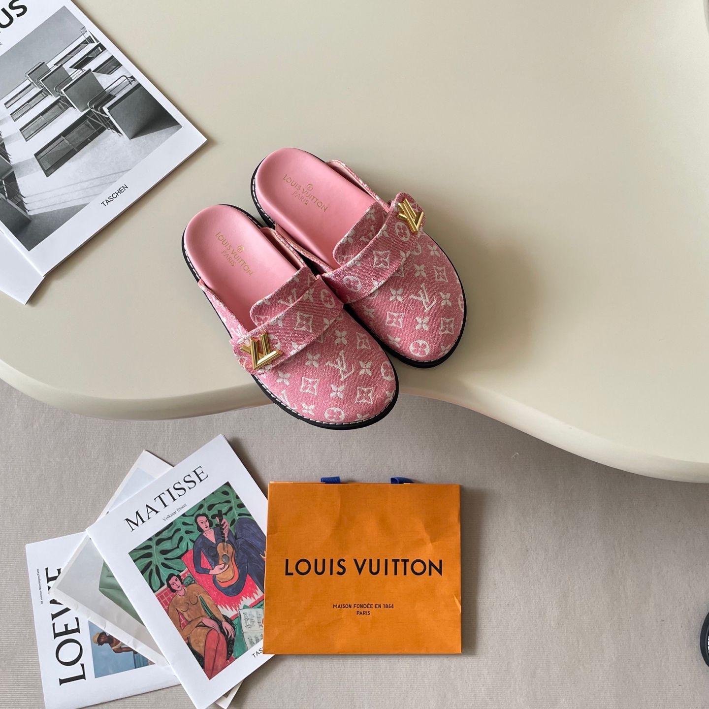 Louis Vuitton Cosy comfort Mule Clogs For Women Fleece Lined Warm Backless Platform Slides Non Slip Casual Autumn Winter Indoor Outdoor Slippers Multiple colors - 3 of 8