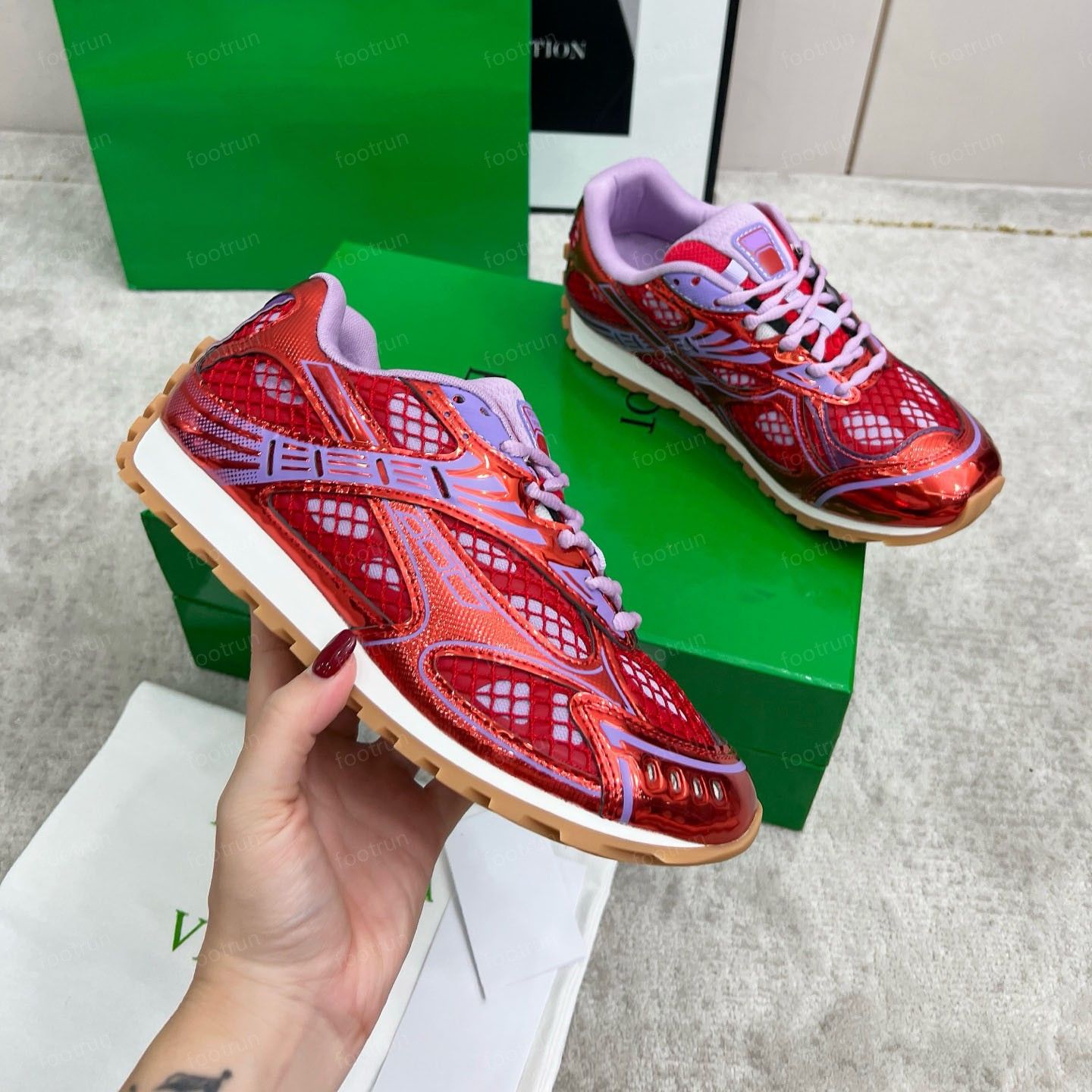 Designer Orbit Sneaker Men Women Casual Running Shoes Flash Mary Jane Runner Sneakers Trainers In Lightweight Technical Mesh Men Women Shoe Size 35-47 - 8 of 9