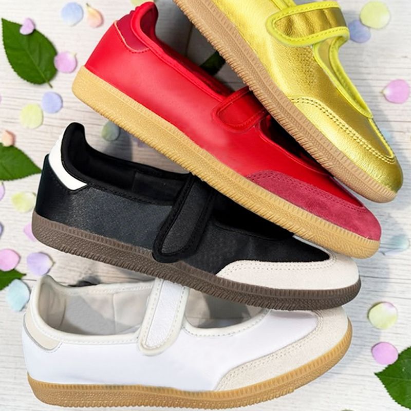2026 Designer Sneakerinas Ballet Flats Girls Mary Jane Trainers Suede Ballerine Shoes Non Slip Leather Sport Flat Women Casual Walking Sneakers 1160 - 3 of 8
