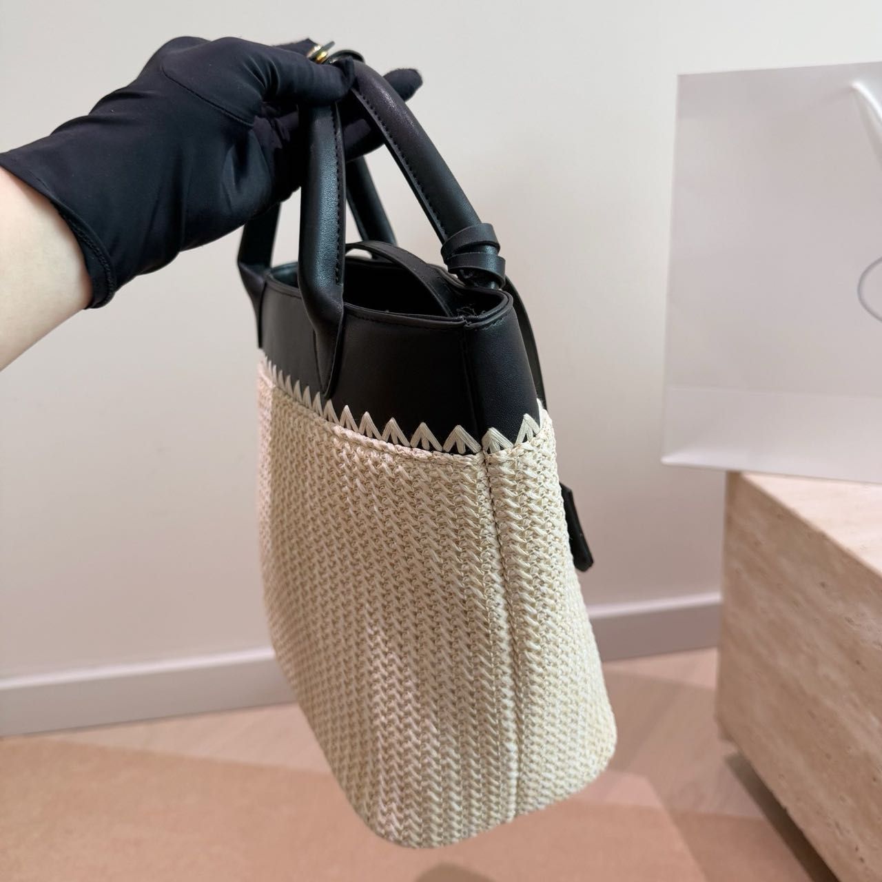 Designer Straw Beach Bags for Women Large Tote Women Crochet Handbags Summer Shoulder Bag Lady Travel Hobo Bag Purses Big Capacity Woven Shopper Holiday Bag PRPU - 5 of 8