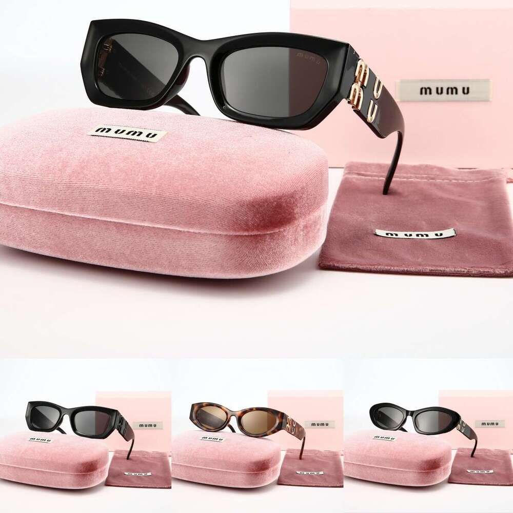 With Box Designer Cat Eye Sunglasses Oval Silhouette Retro Slim Narrow Rectangle Acetate Frame Mirror Reflective Lens UV400 Protection Fashion Glasses For Women - 2 of 9