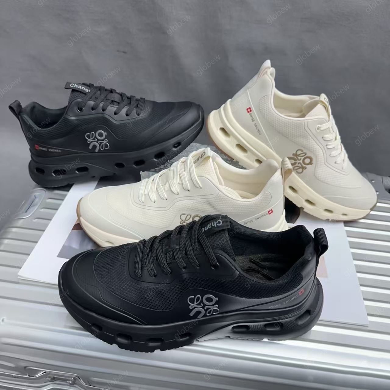 Cloudtilt Running Shoes Men and Women Designer Casual Sneakers Black and White Shoes Casual Shoes Sports shoes Lightweight And Cushioned Casual Shoes - 1 of 8