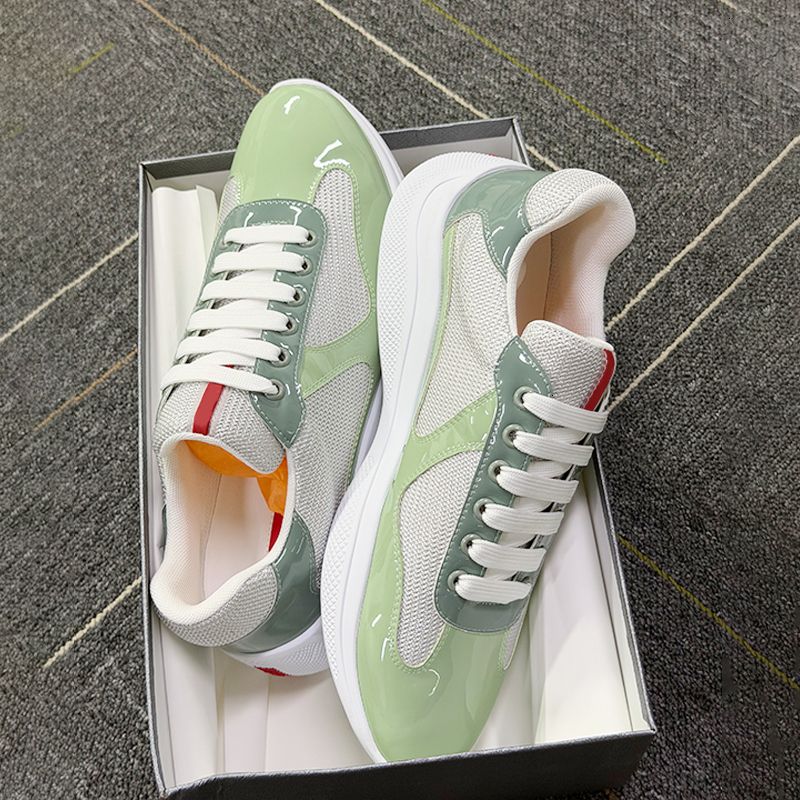 New Men Women Americas Cup Sneakers Designer Mesh Sport Shoe Retro Multicolor Lace-up Casual Shoes Outdoor Runner Trainers Daily Footwear 53 - 4 of 9