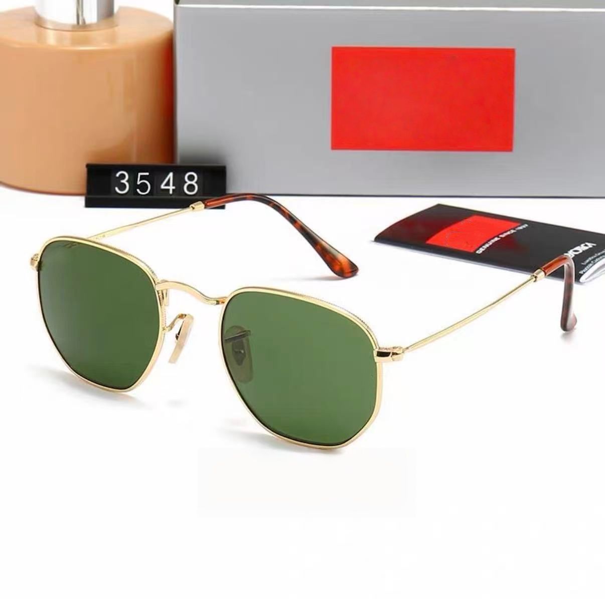 RB sunglasses Designer Sunglass for Women Luxury Metals Sunglasses Mens Casual Fashion Eyeglasses Street Style Sunglass Outdoor Beach Sun Glasses - 3 of 9