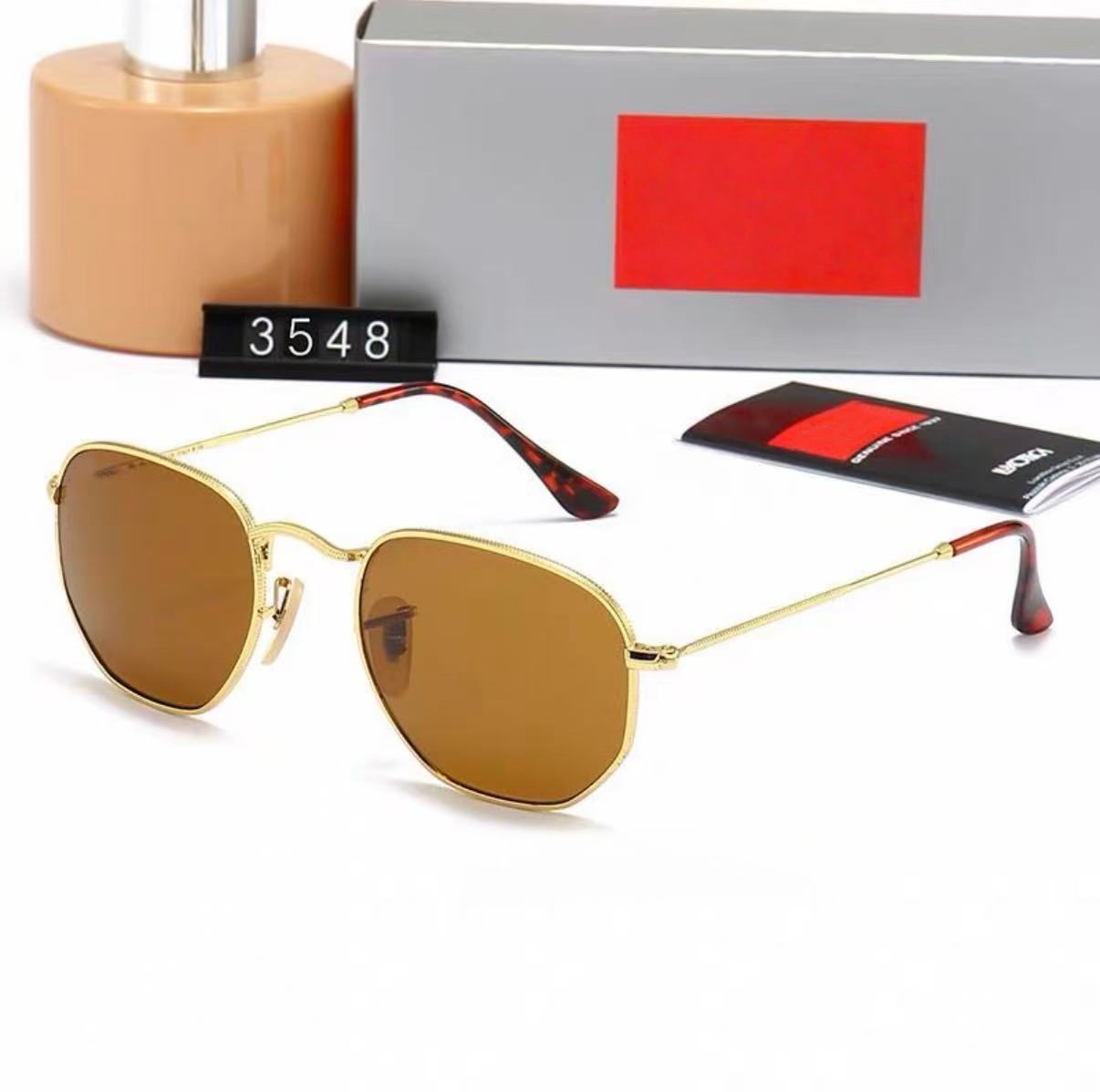 RB sunglasses Designer Sunglass for Women Luxury Metals Sunglasses Mens Casual Fashion Eyeglasses Street Style Sunglass Outdoor Beach Sun Glasses - 7 of 9