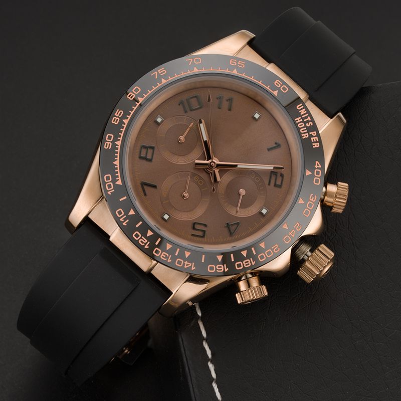 Luxury Men Watch 2813 Automatic/quartz Movement Watches Full Stainless Steel Sports Chronograph Mens Watches luminous montre de luxe Wristwatches gifts - 7 of 9