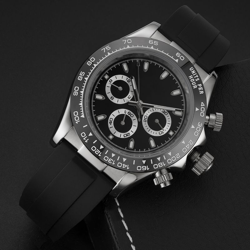 Luxury Men Watch 2813 Automatic/quartz Movement Watches Full Stainless Steel Sports Chronograph Mens Watches luminous montre de luxe Wristwatches gifts - 6 of 9