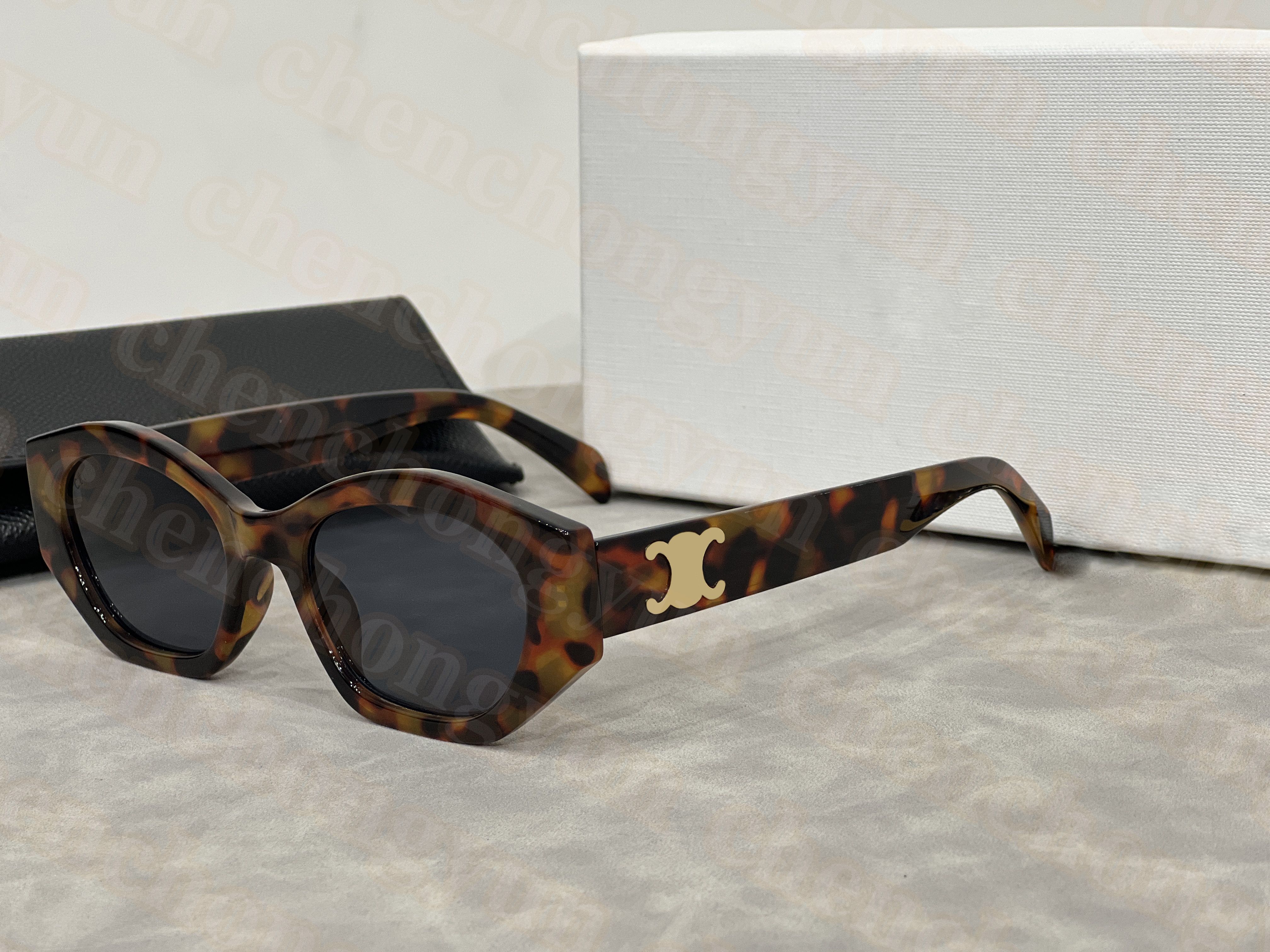 Fashion Luxury Designer Sunglasses Men's and Women's Small Squeezed Frame Oval Glasses Premium UV 400 Polarized Sunglasses - 2 of 9