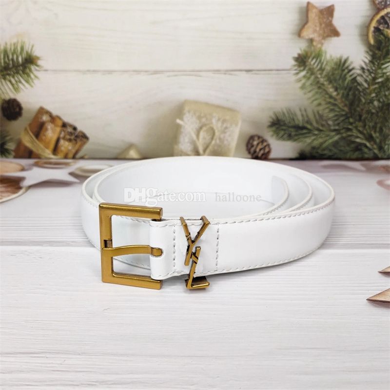Desinger Belt Belts Women's Belt Gold/Silver Buckle Belt Black leather belt Fashion Dress Pants Jeans belts for women mens 3.0cm width - 3 of 8