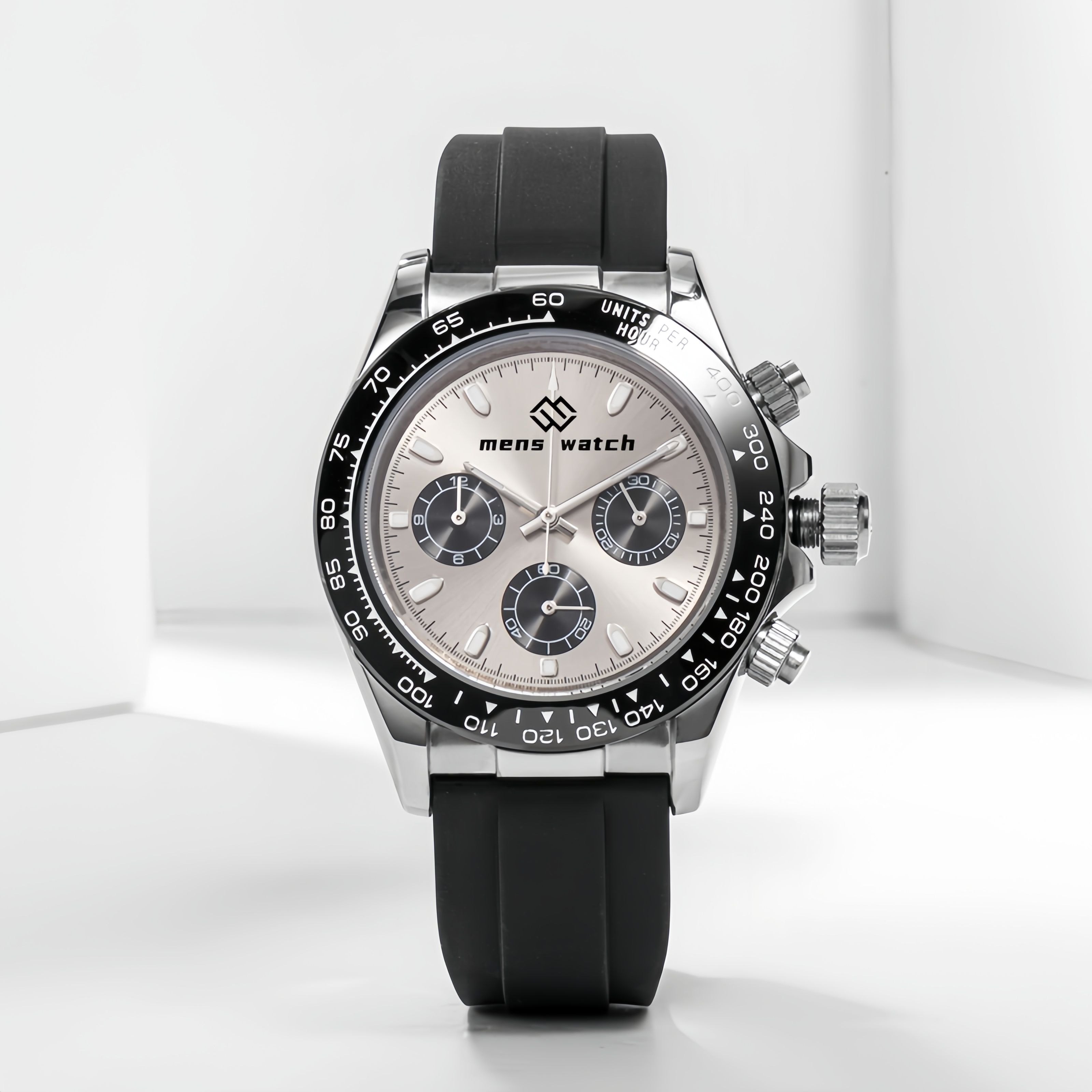 men's watch automatic movement watch full stainless steel sapphire glass super bright 41mm luxury watches - 5 of 9