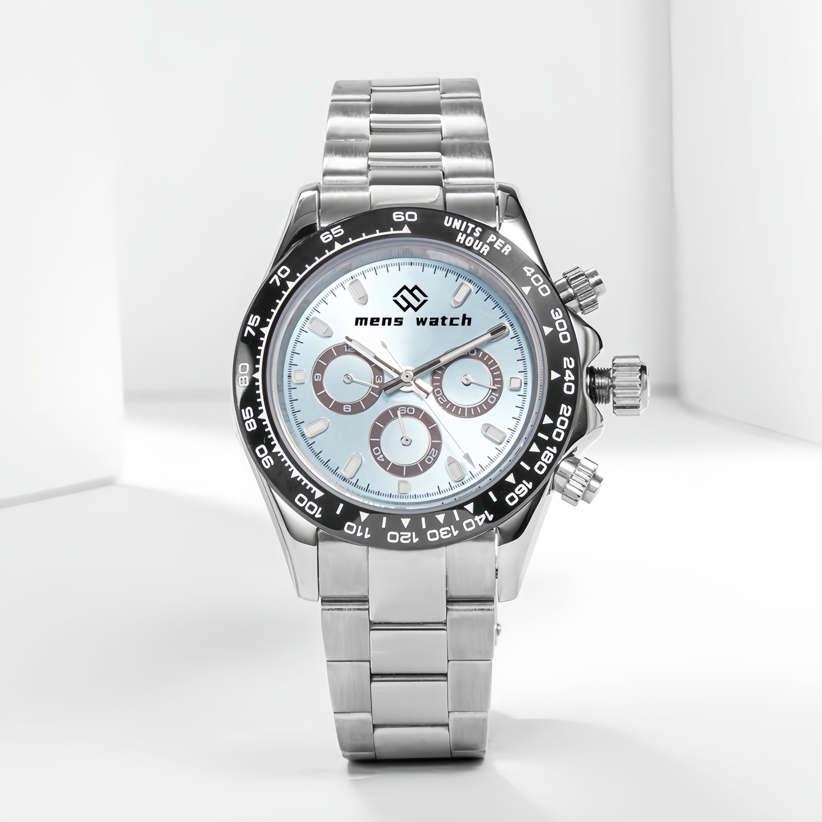men's watch automatic movement watch full stainless steel sapphire glass super bright 41mm luxury watches - 6 of 9