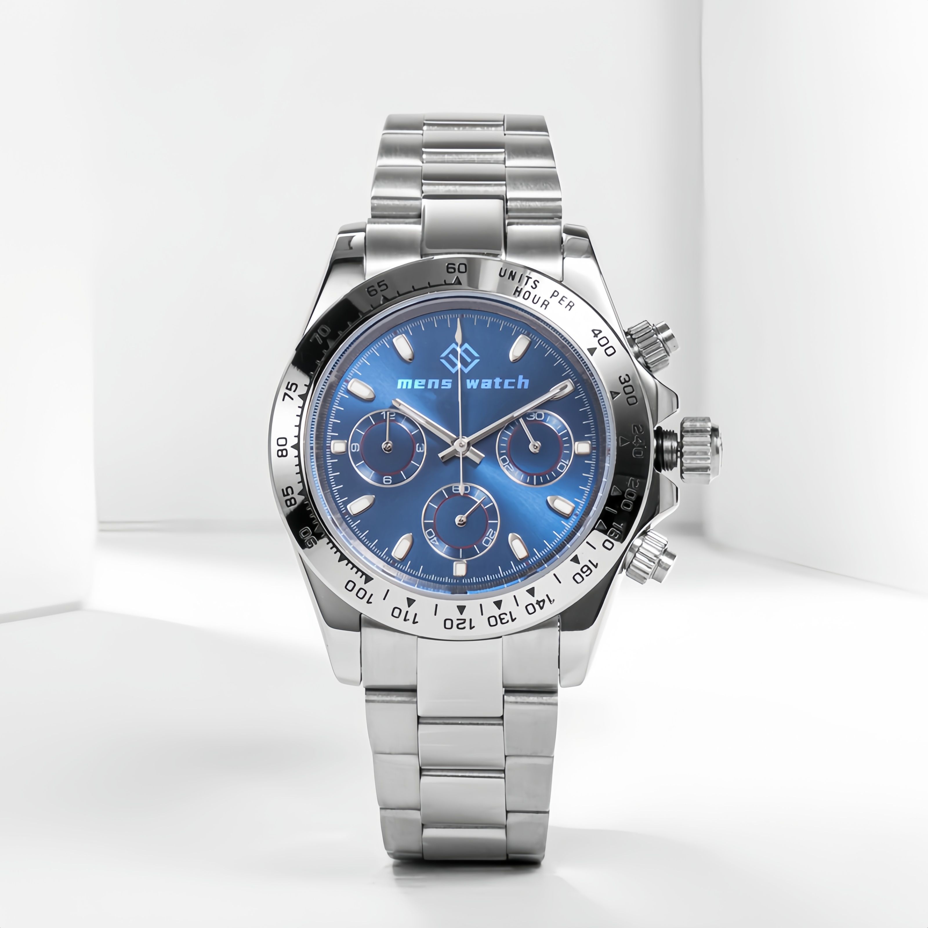 men's watch automatic movement watch full stainless steel sapphire glass super bright 41mm luxury watches - 7 of 9
