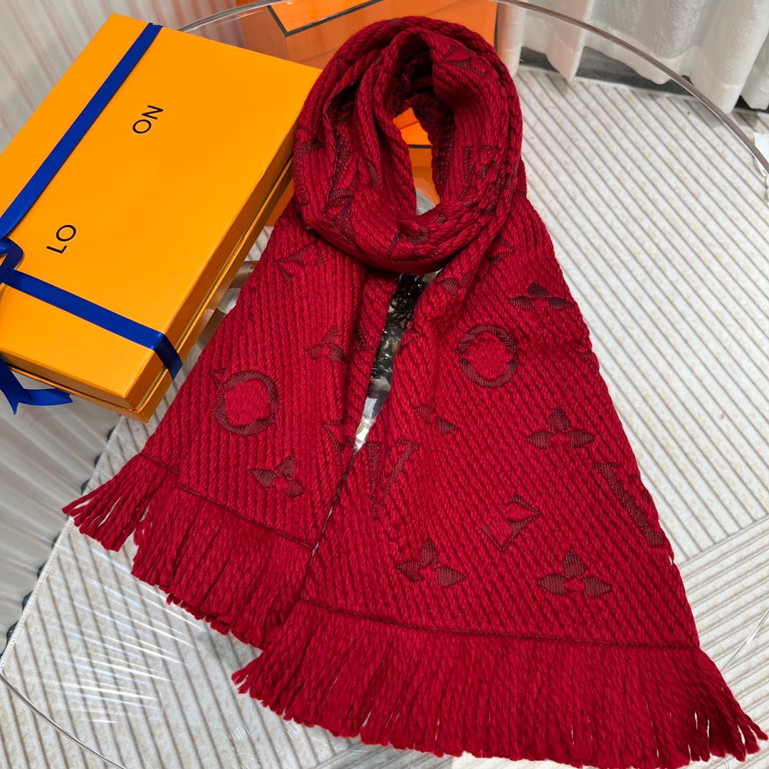 designer scarf letter embroidery scarfs cashmere autumn and winter women warm men comfortable touch senior fashion process versatile size 35x180cm 02 - 2 of 3