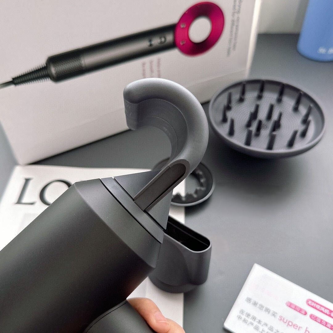 hair dryer professional dryer blow dryer electric hair drier air wrap ceramic ionic tourmaline air blower secadora quickdry salon barber leafless powerful safety - 7 of 9