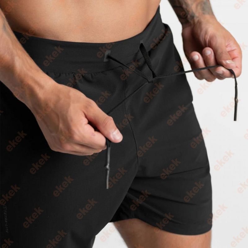 Men Jogger Pants Yoga Suit Pull Rope Gym Quick Dry Pants Running Draw Ropetrack Pants Fitness Training Leg Girdle Long Pants Athletic Shorts Climbing Trousers - 5 of 6