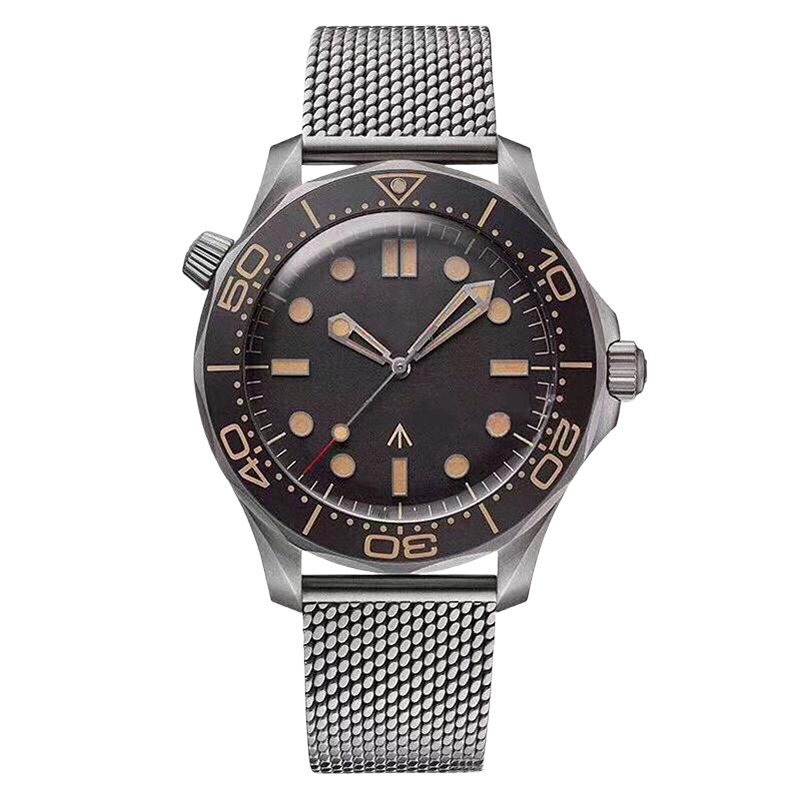 NTTD Watch 42mm No Time To Die Men Watch Automatic Movement Mechanical Montre de luxe Limited James Bond 007 Nato 300M Wristwatches - 5 of 8