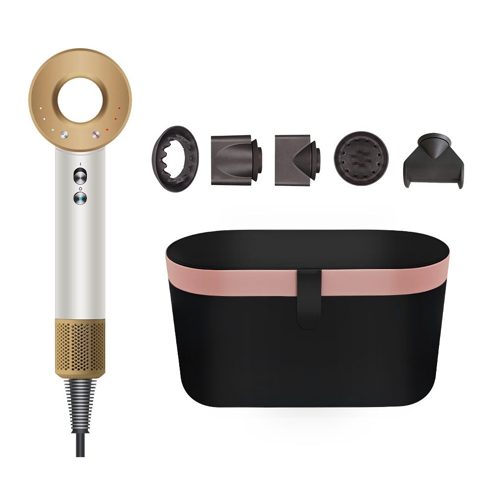 Designer Dryers Hair Anion Salon MuteHairdryer Designer Hair Care Electric Hair Drier Quick-dry Safety Blow Power 1.8M 5-in-1 with gift box - 4 of 8