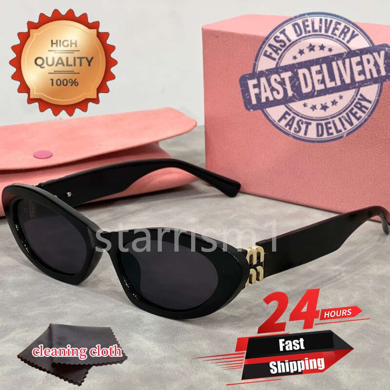 luxury designer sunglasses cat eye oval mirror rimless optical glasses uv400 protection anti glare acetate metal frame vintage sun glasses with box - 7 of 9
