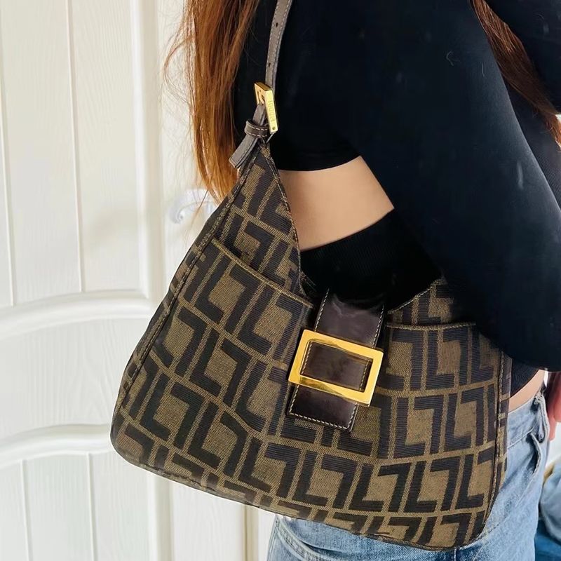 shoulder bag Baguette vintage designer bag high-quality shoulder bag tote bag hobo bag cross body bag fashion women bags pochette daily outfit pochettes phone bag - 2 of 7