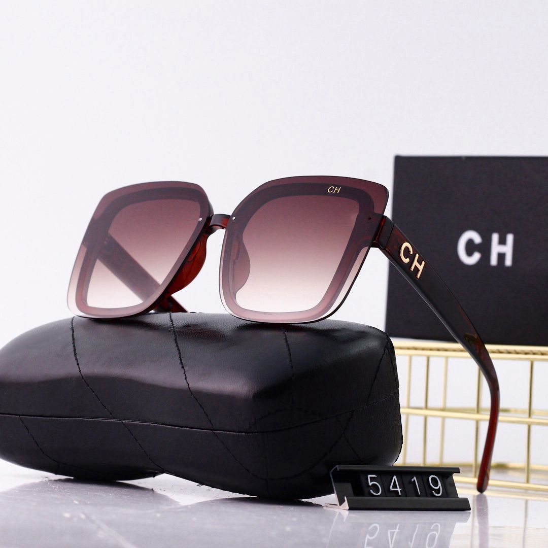 Designer fashion Luxury sunglasses for women men exquisite Vintage full frame Driving Beach shading UV protection polarized glasses gift with box good - 2 of 5