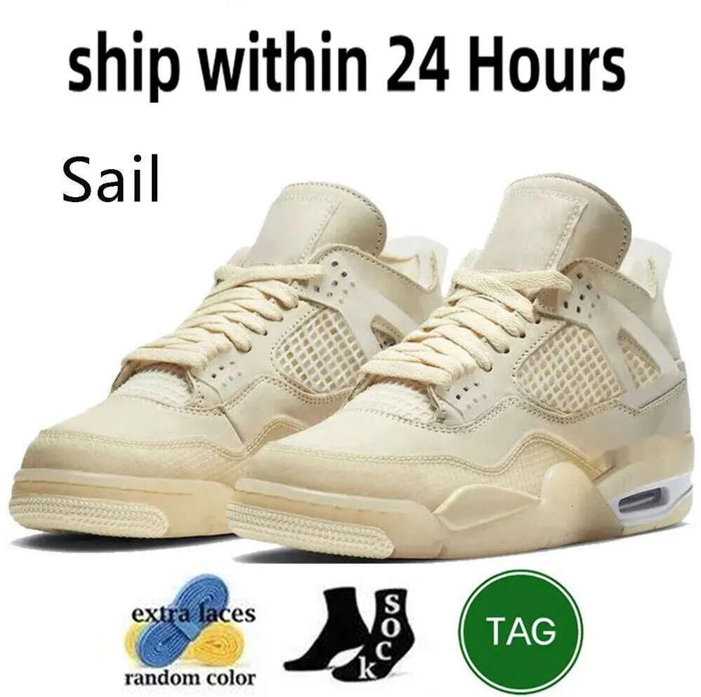 Designer Shoes 4 Basketball Shoes For Men Women 4s Sneaker Military Black Cat Pine Green White Oreo Red Thunder Unc Bred Cacao Medium Olive Sail Mens Trainers Sports - 5 of 9