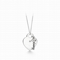 5#Silver Crystal Key