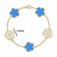gold blue diamond bracelet