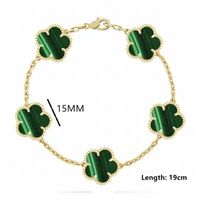 gold green bracelet