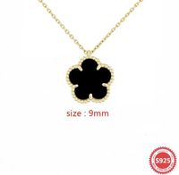 necklace gold+black