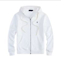 18#white zip up with black logo