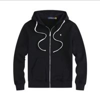 19#black zip up with white logo