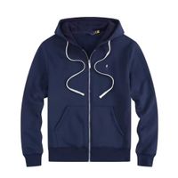 20#blue zip up with white logo