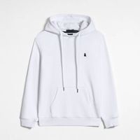 1#white zip up with black logo