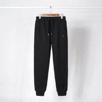16#black pant with red logo