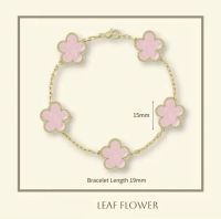 gold pink bracelet