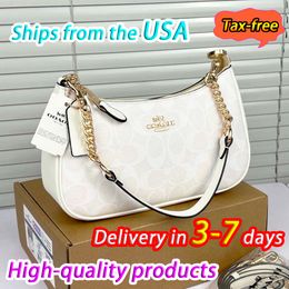 Design bag Fashion coachbagas classic shoulder bag Teri coachbagas tabby High quality leather armpit crossbody bag handbag Chain wallet Flip top coach shoulder bag