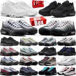 free shipping with box Designer 95 95s sneakers Running Shoes neon Pink Foam black trainers for mens womens chaussure black Outdoor men women Sports runners