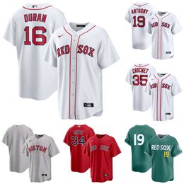 Men's Boston Red Sox Jarren Duran White Home Replica Jersey
