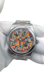 U1 Rolex Oyster Perpetual Automatic Stainless Steel Watch Bezel Men's Watch Sapphire Glass Case New Black Case - myaceshop