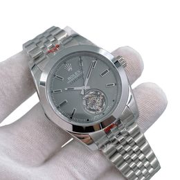 U1 Rolex Milgauss Label Noir Tourbillon 40MM Automatic Stainless Steel Watch Bezel Men's Watch Sapphire Glass Case New - myaceshop