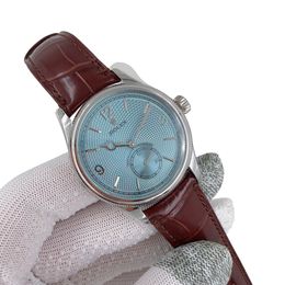 U1 Rolex Cellini Perpetual 1908 Ice Blue 39MM Sapphire Glass Upgraded Strap Automatic Stainless Steel Watch Bezel Men's Watch Case New - myaceshop